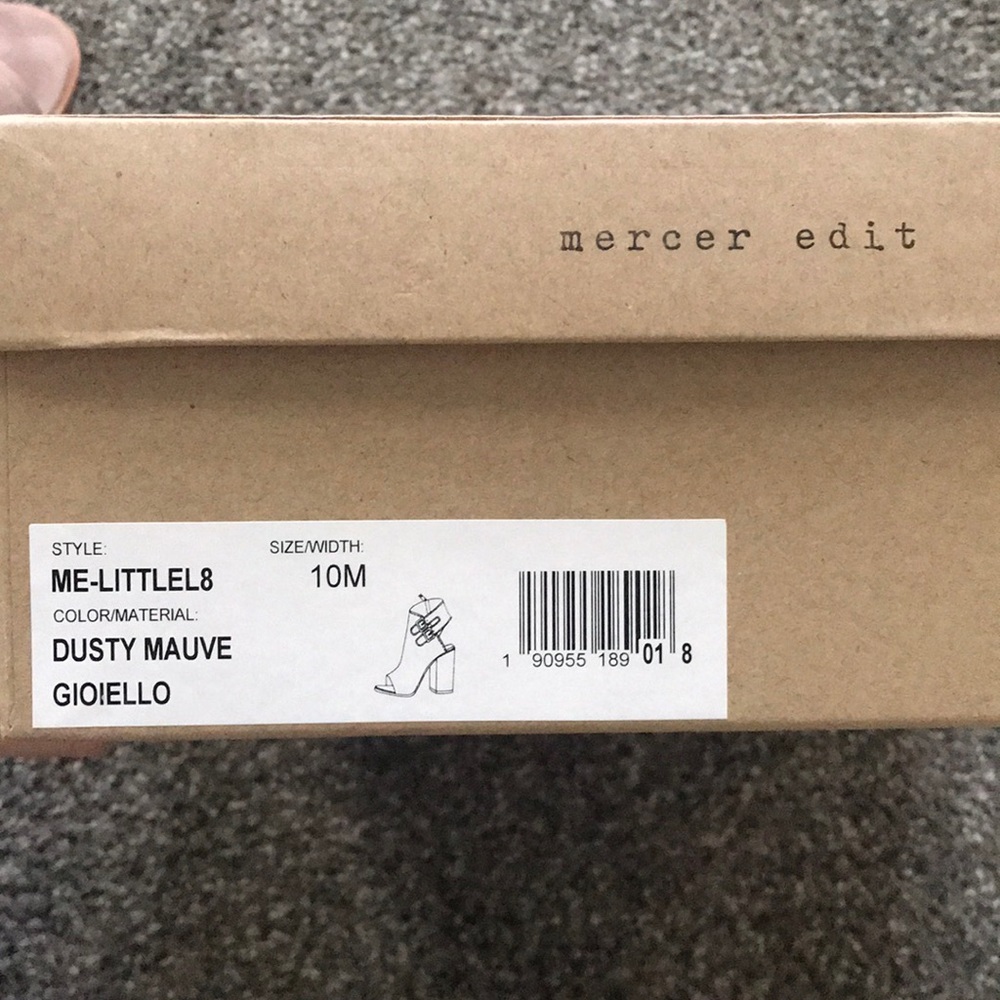 Mercer Edit Women’s Dusty Mauve Block Heel - image 7